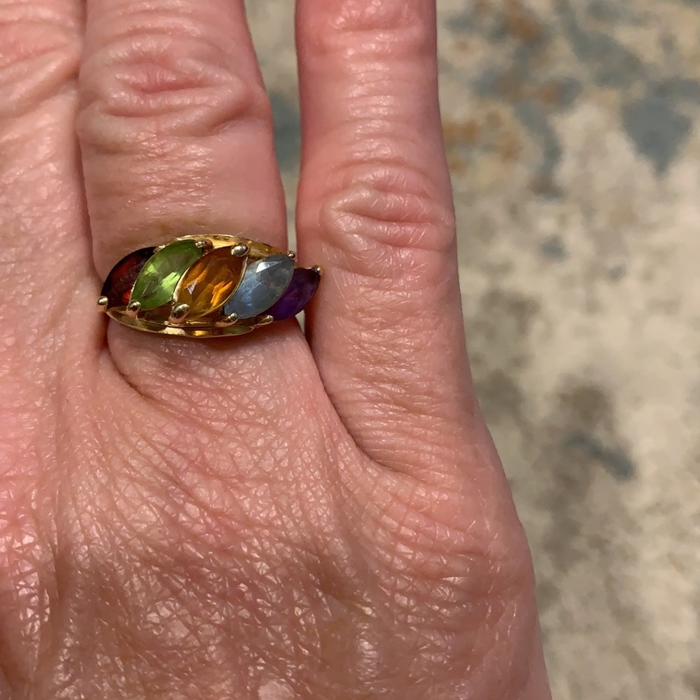 14kt Multi-Stone Ring size 6